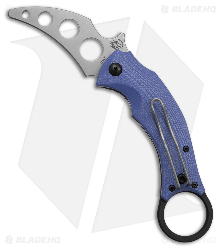 Fox Fx 591Tk Blackbird Trainer Knife G-0 Blue (2.5