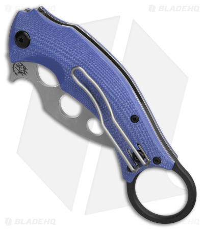 Fox Fx 591Tk Blackbird Trainer Knife G-0 Blue (2.5" Satin) 