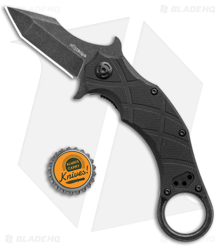 Fox Knives Defcon 5 Claw Knife | Black G-10 | Tanto - Blade HQ