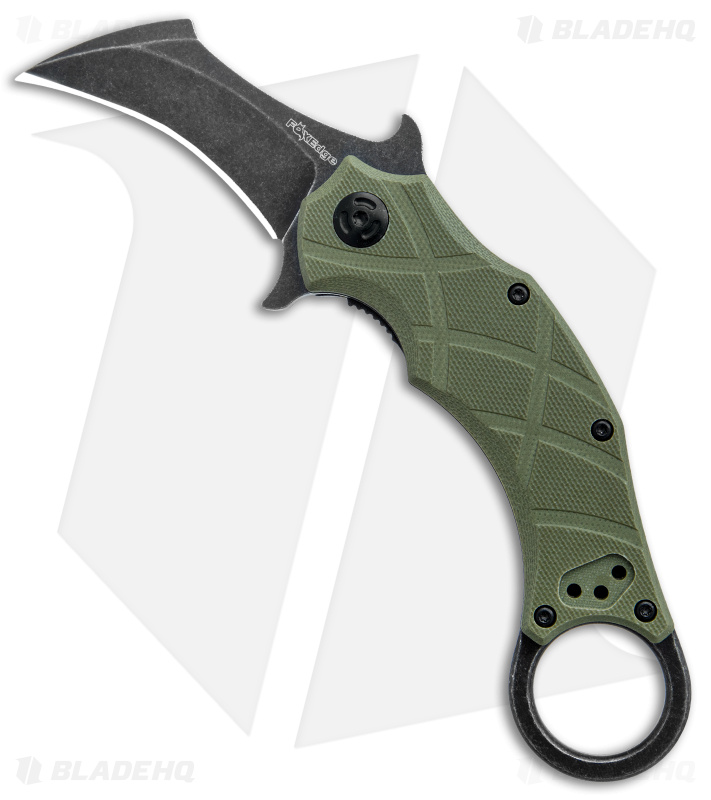 Fox Knives Defcon 5 Claw | Karambit Folder Knife | OD - Blade HQ