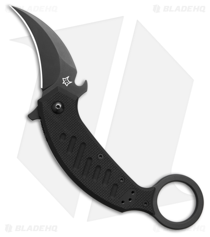 Fox Knives Pikal Knife Black G-10 (2.36
