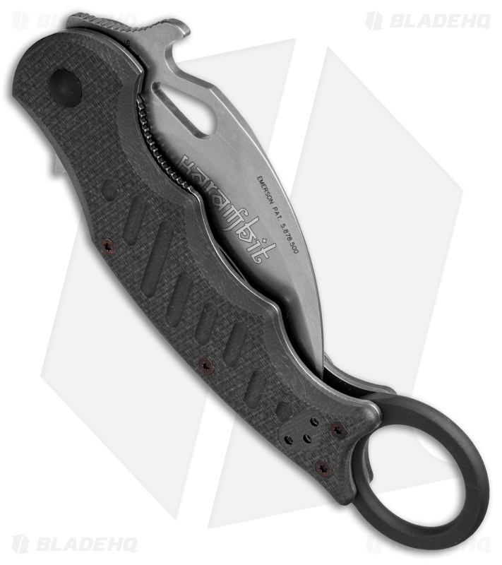 Fox Knives Karambit Folder Knife Black G-10 (3.1" Stonewash) 479 SW