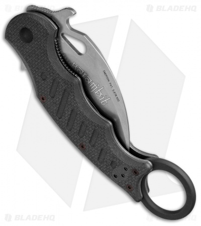 Fox Knives Karambit Folder Knife Black G-10 (3.1" Stonewash) 479 SW