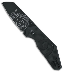 Fox Knives Kea Liner Lock Knife Black G-10 (2.76" Black Stonewash) FX-650