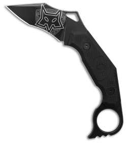 Fox Knives Moa Fixed Blade Knife Black G-10 (2.76" Black Stonewash) FX651