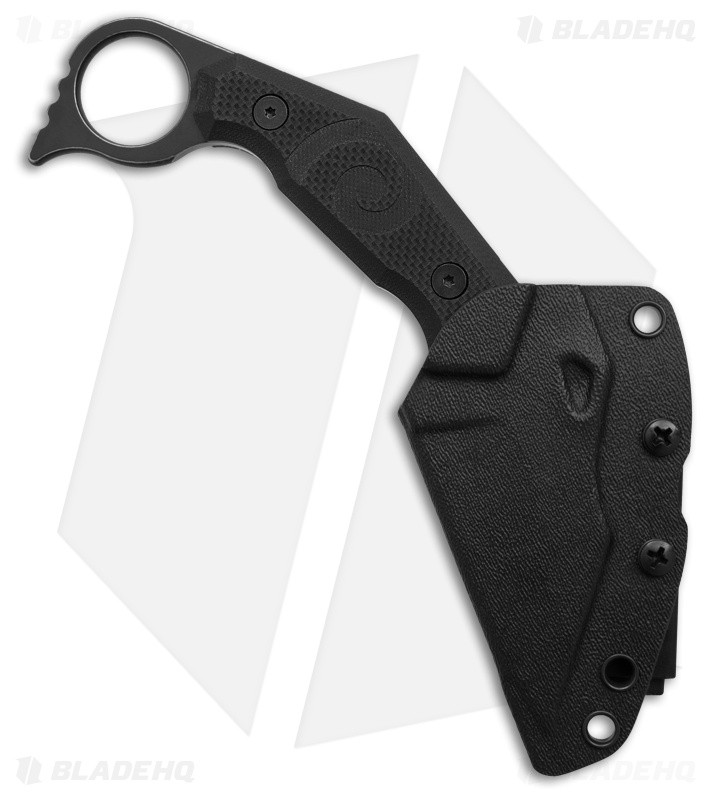 Fox Knives Moa Fixed Blade Knife Black G-10 (2.76" Black Stonewash) FX651