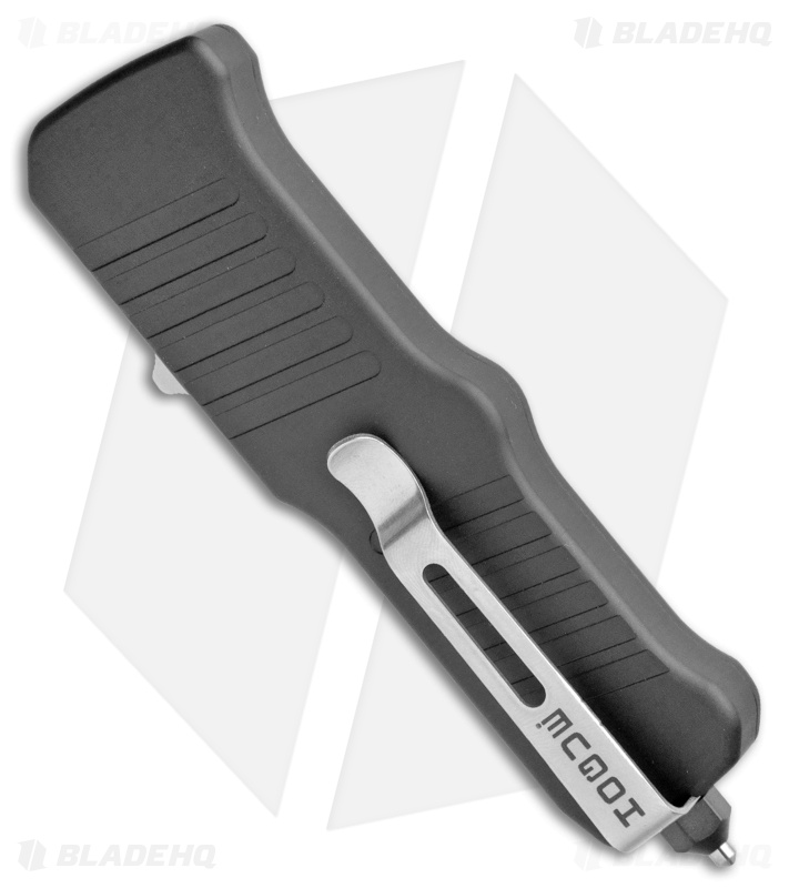 Hogue Mini Incursion D/E OTF Automatic Knife Black Aluminum (3" Tumble) 54070