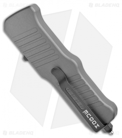 Hogue Mini Incursion D/E OTF Automatic Knife Gray Aluminum (3" Black) 54072