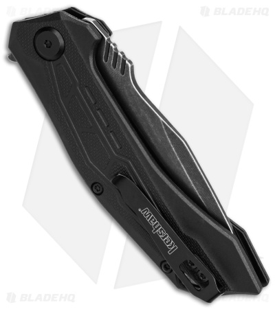 Kershaw Flatbed Spring Assisted Knife Black GFN (3.1" Black SW) 1376