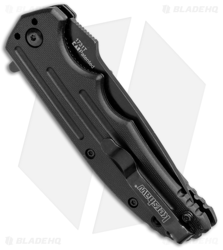 Kershaw Groove Assisted Opening Knife Black GFN (3.5" Black)