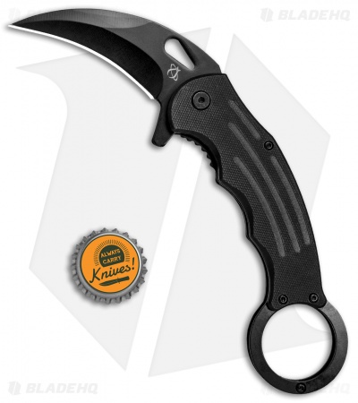 Mantis Karambit Spring Assisted Knife Black G-10 (2.75" Black)