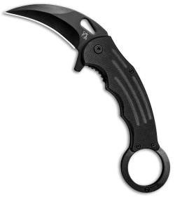 Mantis Karambit Spring Assisted Knife Black G-10 (2.75" Black)