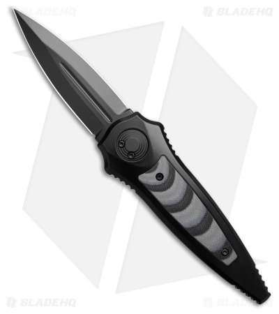 Paragon Warlock Folding Knife Frost G-10 Inserts (3.9" Black)