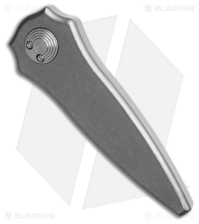 Paragon Warlock Folding Knife Ti Sorcerers Grind (3.9" Baker Forge Raindrop Dam)
