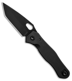 Quartermaster Tanto Roper Frame Lock Knife G-10 (3.375" Black) QSE-6XLS