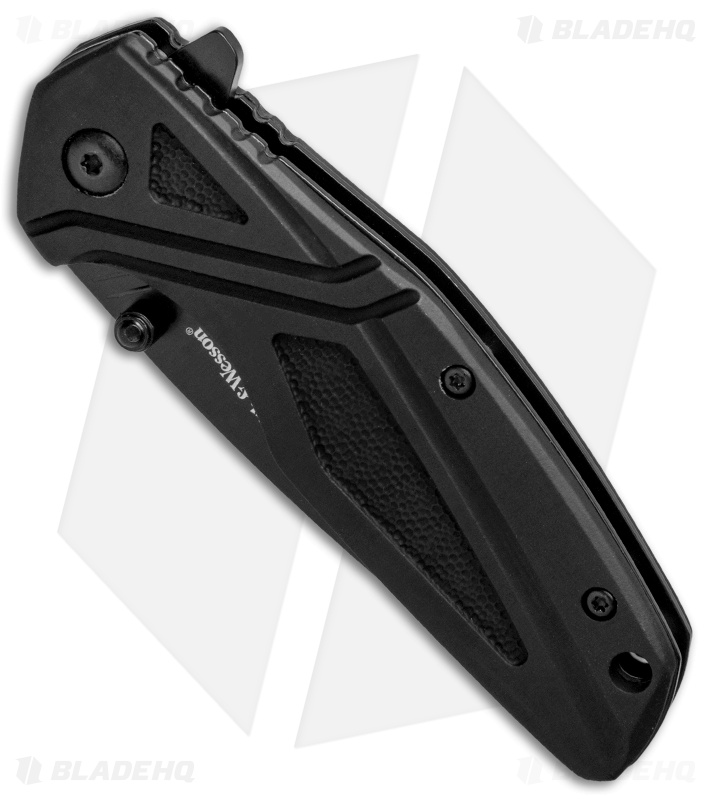 Smith & Wesson Liner Lock Folding Knife Black (3" Black) 1084308