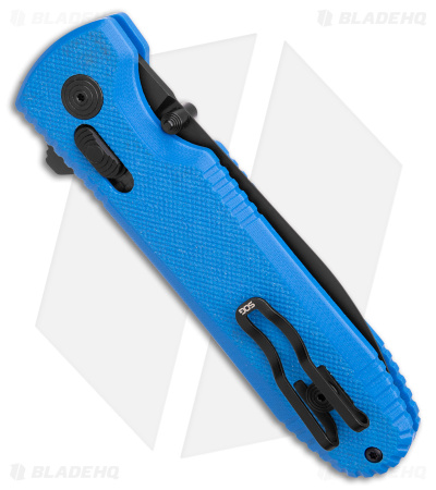 SOG Pentagon XR LTE Bar Lock Knife Blue G-10/CF (3.5" Black CTS XHP)