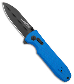 SOG Pentagon XR LTE Bar Lock Knife Blue G-10/CF (3.5" Black CTS XHP)