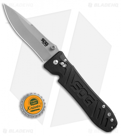 SOG Spec Arc Drop Point Arc-Lock Knife (4" Bead Blast) SE15