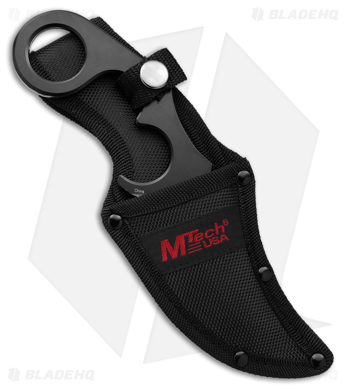 MZ-1500 ノンバーラ・パニック M-Tech Karambit Panther Knife Black (4