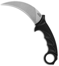 Cold Steel Karambit Steel Tiger Fixed Blade Knife (4.75&quot; Stonewash) 49KST | 6868