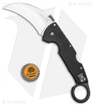 Cold Steel Tiger Claw Karambit Lockback Knife (3.25" Satin CPM-S35VN) 22C