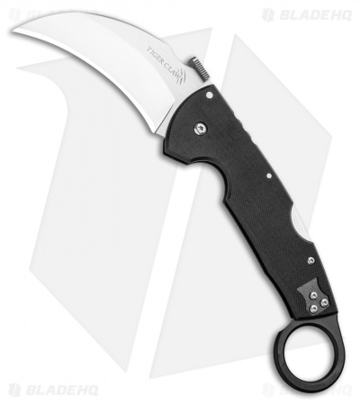 Cold Steel Tiger Claw Karambit Lockback Knife (3.25" Satin CPM-S35VN) 22C