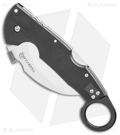 Cold Steel Tiger Claw Karambit Lockback Knife (3.25" Satin CPM-S35VN) 22C