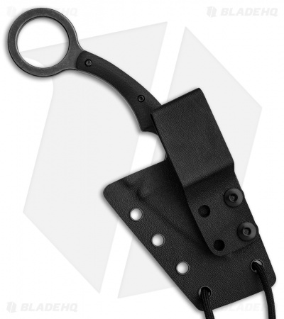 Black Fox Knives Karambit Fixed Blade Knife (2.6" Black) BF-730