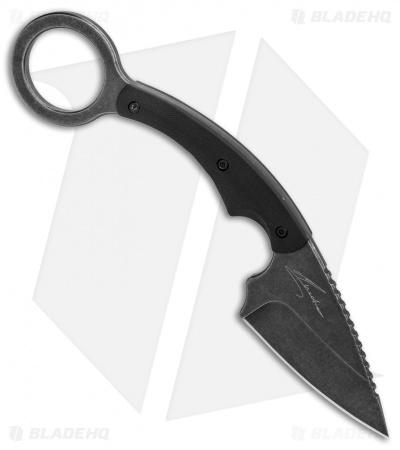 Black Fox Knives Karambit Fixed Blade Knife (2.6" Black) BF-730