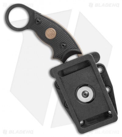 Hogue Knives EX-F03 Hawkbill Karambit Knife Tactical Black (2.25" FDE) 37320