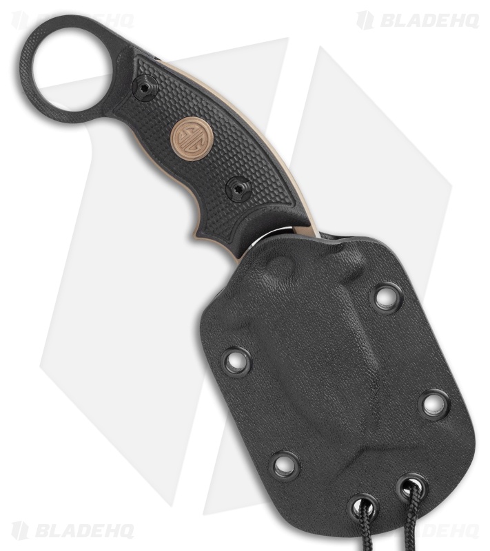 Hogue Knives EX-F03 Hawkbill Karambit Knife Tactical Black (2.25" FDE) 37320