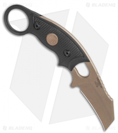 Hogue Knives EX-F03 Hawkbill Karambit Knife Tactical Black (2.25" FDE) 37320