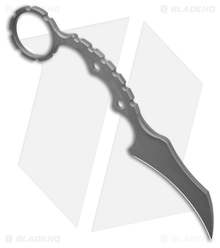 Max Venom DMaX V Fighter Karambit Neck Knife (2.5" Stonewash)