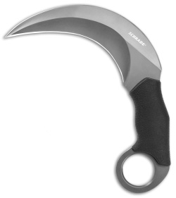 Schrade Shasta Mc'Nasty Karambit Fixed Blade Knife (5.5&quot; Gray) | 71598