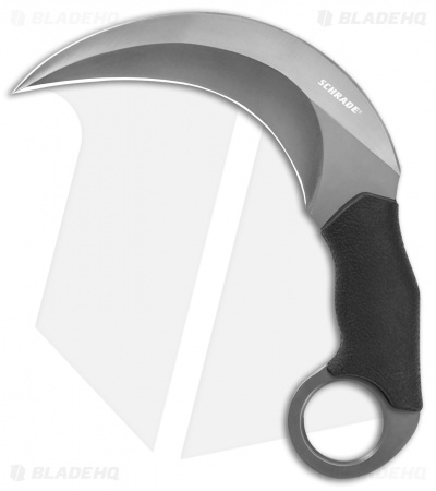 Schrade Shasta Mc'Nasty Karambit Fixed Blade Knife (5.5" Gray)