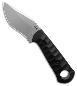 Boker Mikri Fixed Blade Knife Black G-10 (3.11" Stonewash) 02BO088