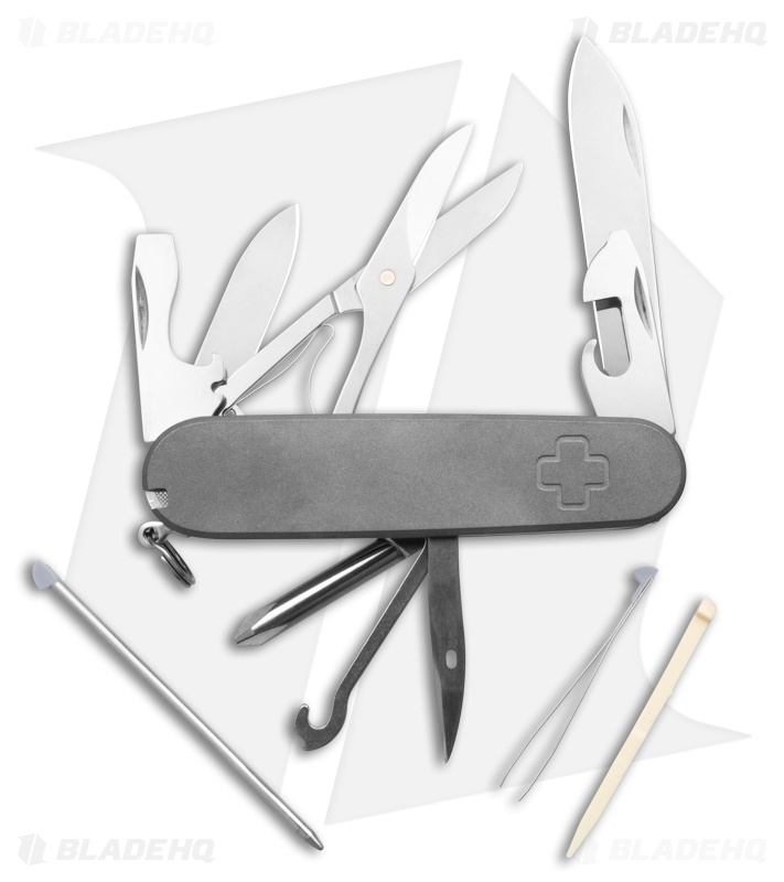 Daily Customs 91.2+ SAK + Plain Titanium (With Tool Slots)