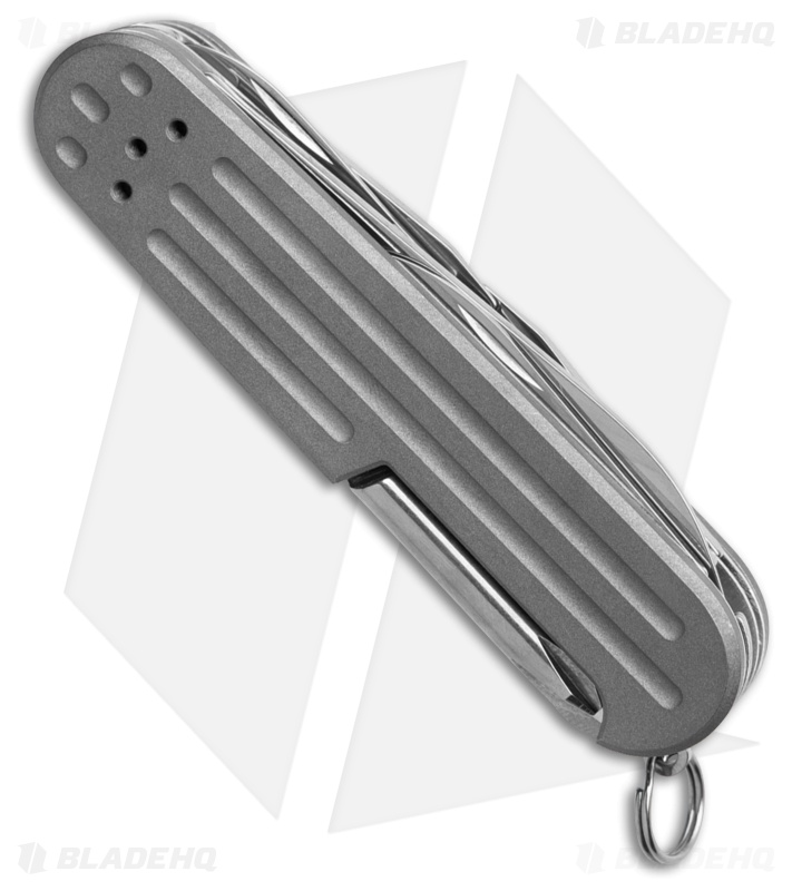 Daily Customs 91.3 Cross Inlay DSC Fluted Titanium (2.75" Satin)