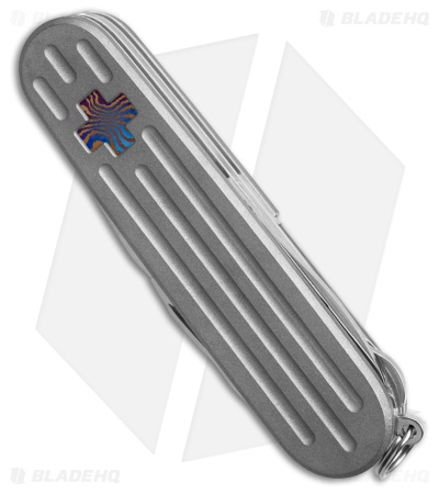 Daily Customs 91.3 Cross Inlay DSC Fluted Titanium (2.75" Satin)