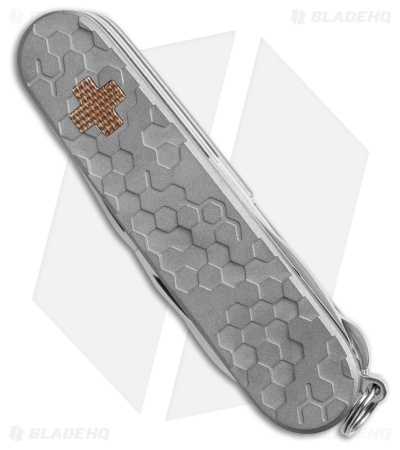 Daily Customs 91.3 SAK + Honeycomb 3D BS Ti/Micarta Cross (Without Tool Slots)