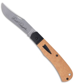Case Crossroads XR Texas Trapper Knife Smooth Luna Richlite/ Black G10 (3.2" SW)