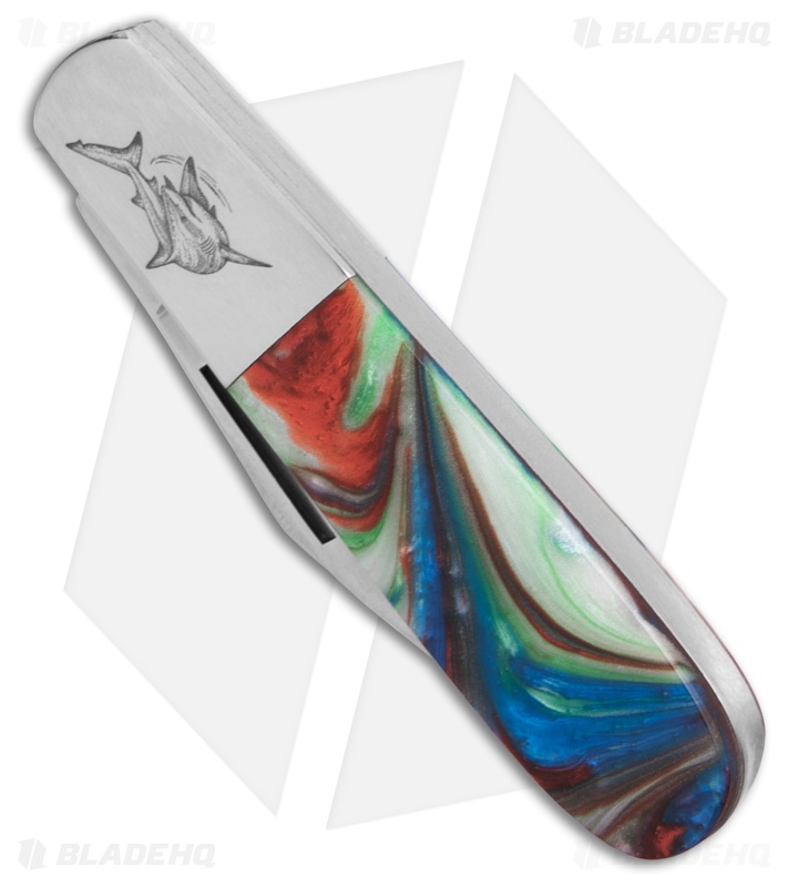 Bear & Son Barlow Coral Reef Resin Handle (2.62" Stonewash)