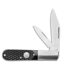 Boker 2BLD Barlow Pocket Knife Black Checkered Bone (Satin) 110893