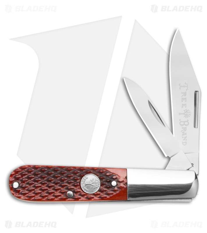 Boker 2BLD Barlow Pocket Knife Brown Checkered Bone (Satin) 110892