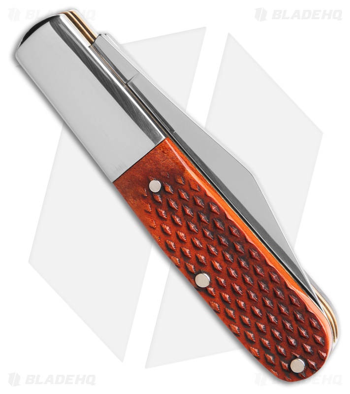 Boker 2BLD Barlow Pocket Knife Brown Checkered Bone (Satin) 110892