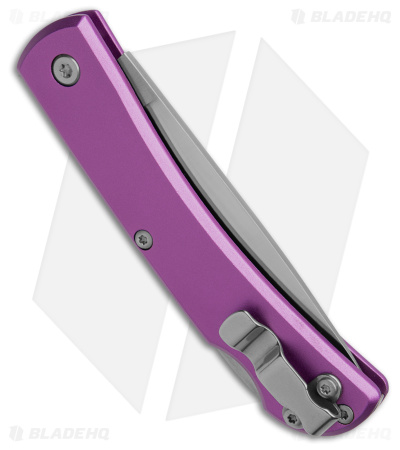 Bear & Son Small Farmhand Lock Back Knife Purple Aluminum (2.75" Satin)