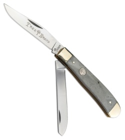 Boker Trapper Knife 4.1" Smooth Gray Bone 110827