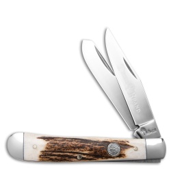 Boker Trapper Traditional Pocket Knife Stag (Satin D2)