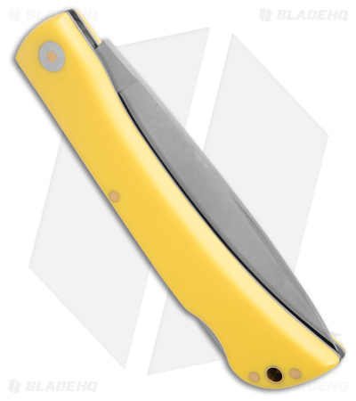 Boker Big Range Buster Lockback Knife Yellow Delrin (3.88" Satin) 110864